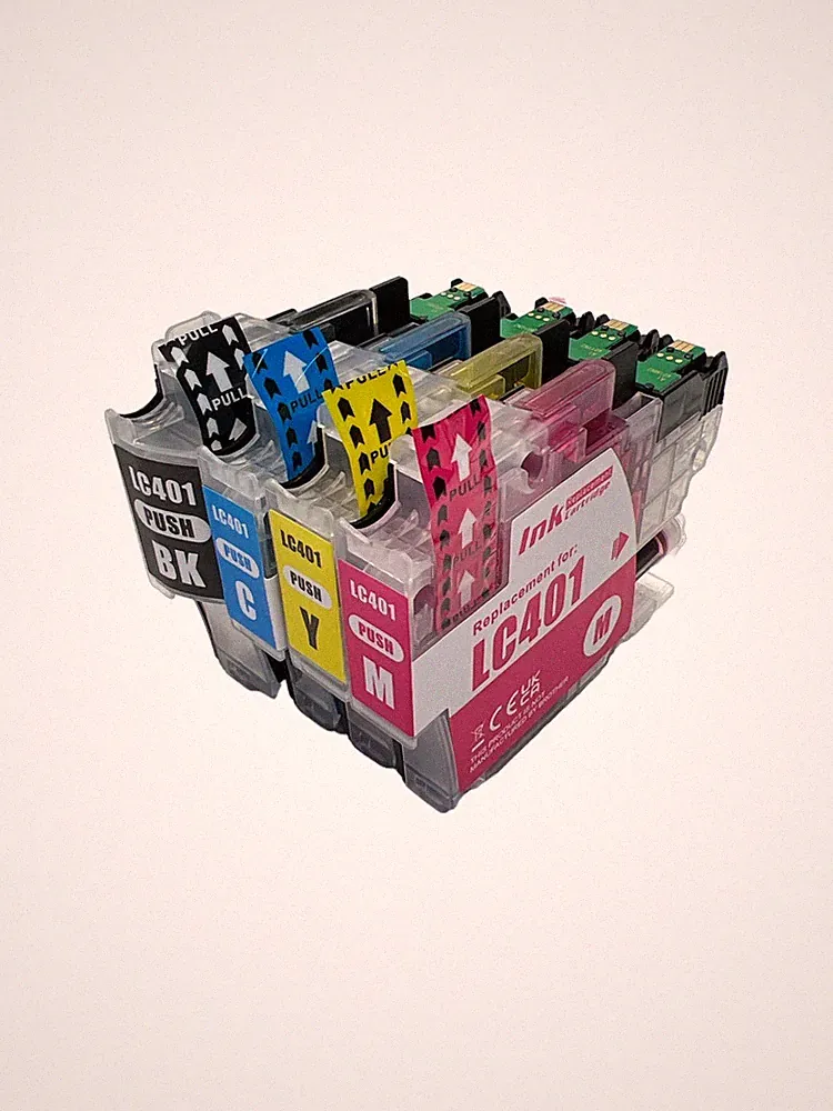 4pk LC401 LC-401 Ink Cartridges for Brother MFC-J1010DW MFC-J1012DW MFC-J1170DW