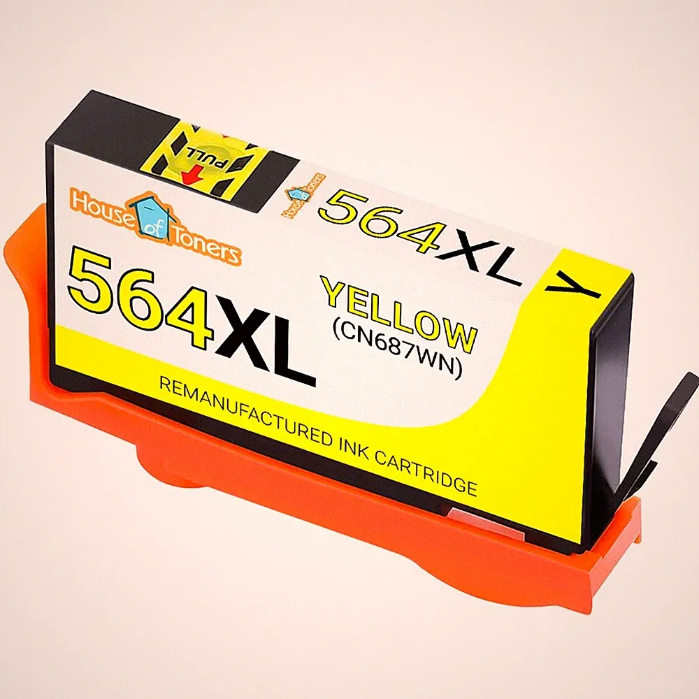 564XL Fits HP 564XL Black Cyan Magenta Yellow Photo Ink Cartridge for Photosmart