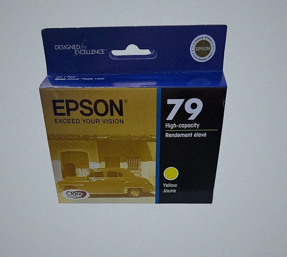 Epson Stylus Photo 1400 Yellow 79 TO79420 Ink Cartridge Unopened Exp 2014