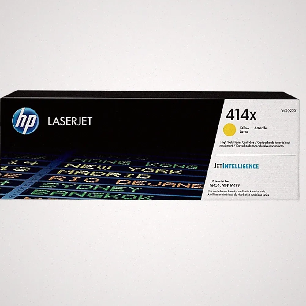 HP 414X Yellow W2022X High Yield Ink Toner Printer Cartridge