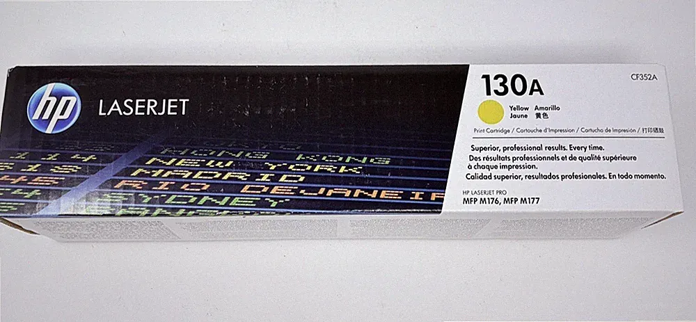HP Laserjet 130A Yellow Printer Toner Cartridge 130 A Ink CF352A
