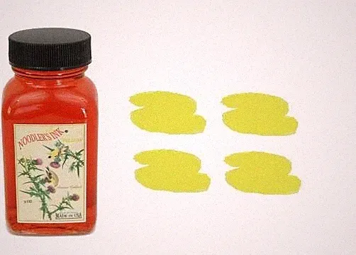 Noodlers Fountain Pen Ink Bottle - Yellow